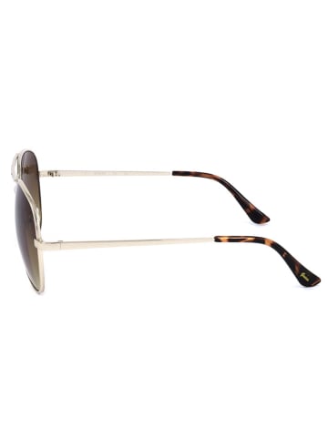 Guess Damen-Sonnenbrille in Gold/ Khaki