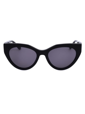 Karl Lagerfeld Damskie okulary przeciwsłoneczne w kolorze czarno-granatowym