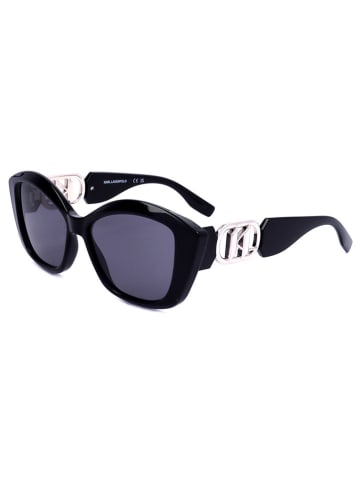 Karl Lagerfeld Damen-Sonnenbrille in Schwarz/ Dunkelblau
