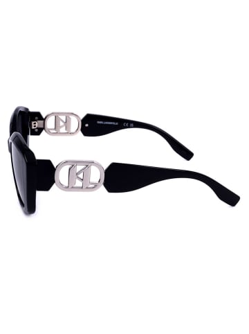 Karl Lagerfeld Damen-Sonnenbrille in Schwarz/ Dunkelblau