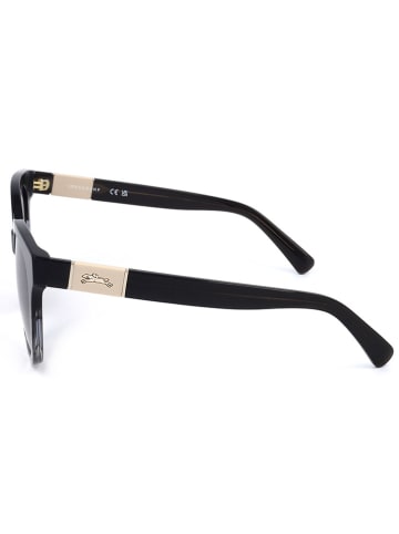 Longchamp Damskie okulary przeciwsłoneczne w kolorze czarno-szarym