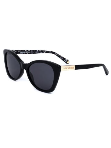 Love Moschino Damskie okulary przeciwsłoneczne w kolorze czarno-granatowym