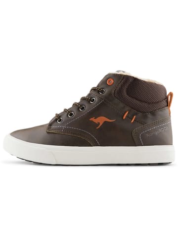KangaROOS Originals Leder-Boots" Kavu X-dk" in Dunkelbraun