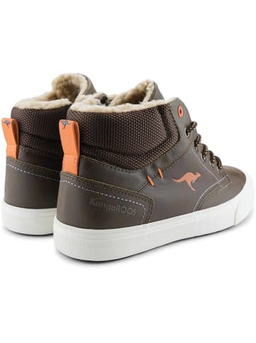 KangaROOS Originals Leder-Boots" Kavu X-dk" in Dunkelbraun