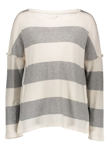 Juvia Longsleeve in Creme/ Grau