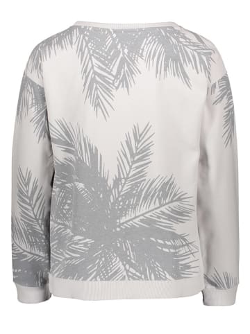 Juvia Sweatshirt in Weiß/ Grau