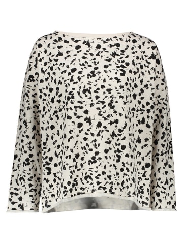 Juvia Sweatshirt in Creme/ Schwarz