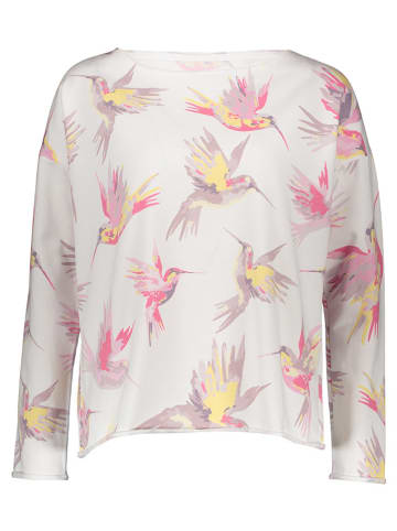 Juvia Longsleeve in Weiß/ Lila