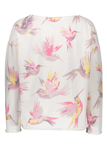 Juvia Longsleeve in Weiß/ Lila