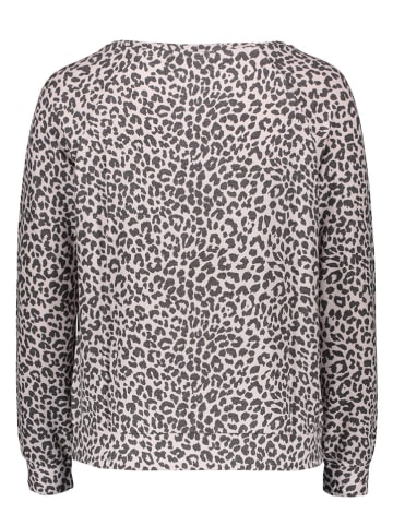 Juvia Pyjama-Oberteil in Rosa/ Anthrazit