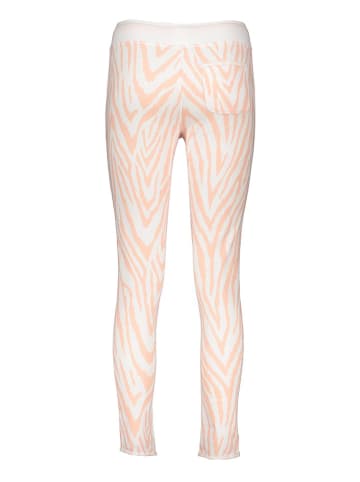 Juvia Sweathose in Weiß/ Orange