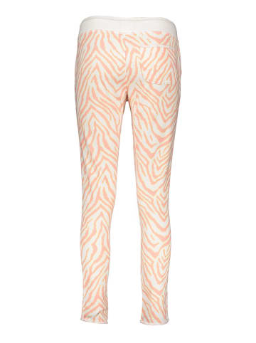 Juvia Sweathose in Weiß/ Orange