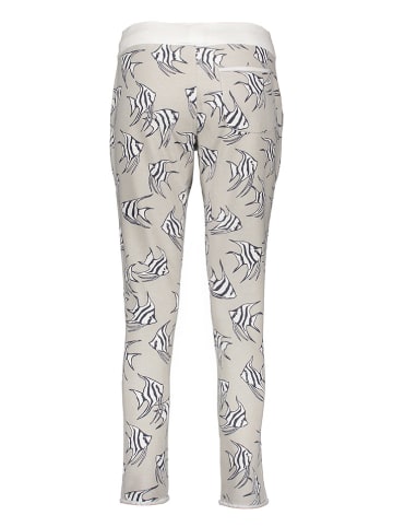 Juvia Sweathose in Grau/ Weiß