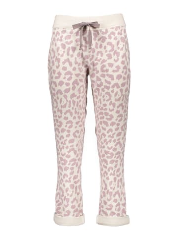 Juvia Sweathose in Creme/ Rosa
