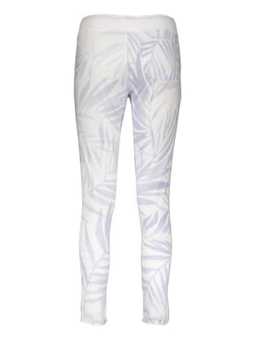 Juvia Sweathose in Weiß/ Flieder