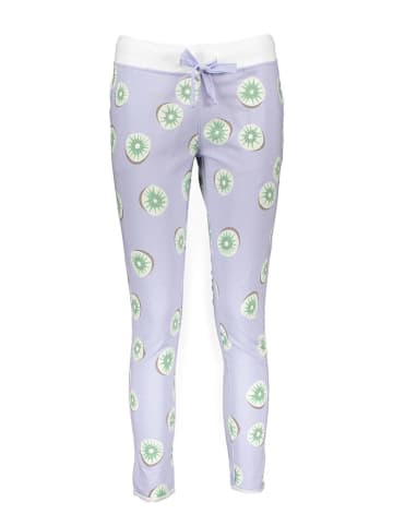 Juvia Sweathose in Flieder/ Weiß