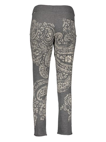 Juvia Sweathose in Anthrazit/ Beige