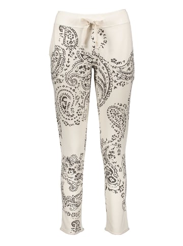 Juvia Sweathose in Creme/ Anthrazit