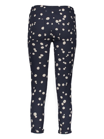 Juvia Sweathose in Dunkelblau/ Beige