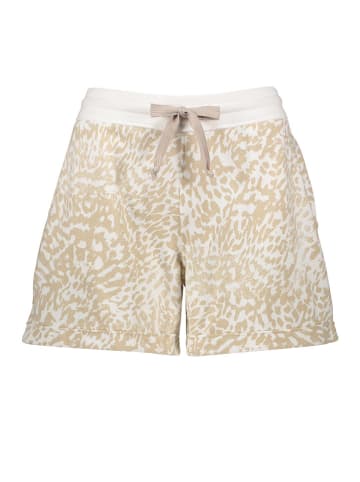 Juvia Shorts in Beige/ Weiß