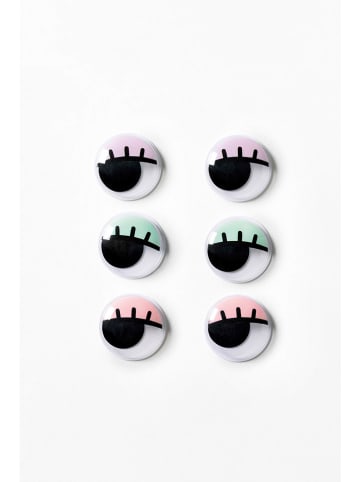 folia PAPER Wiebeloogjes "Lashes L" zwart/wit