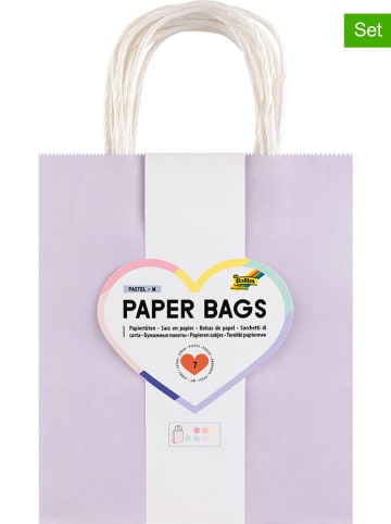 folia PAPER Torebki papierowe (7 szt.) w kolorze fioletowym