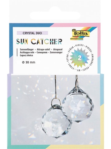 folia PAPER 3tlg. Sonnenfänger-Set "CRYSTAL TRIO" - 3 cm