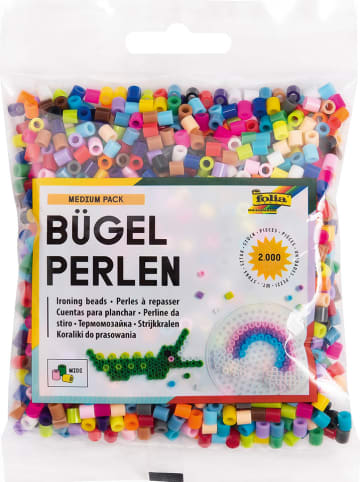 folia PAPER Bügelperlen "MEDIUM PACK" in Bunt