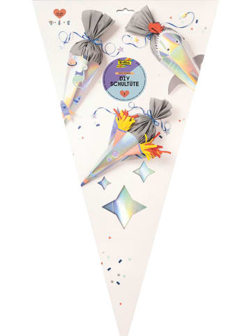 folia PAPER Puntzak-knutselset "SPACE SCHOOL" meerkleurig