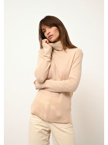 Just Cashmere Kaschmir-Rollkragenpullover "Lexie" in Beige