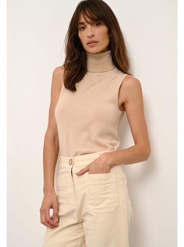 Just Cashmere Kaschmir-Pullunder "Violet" in Beige