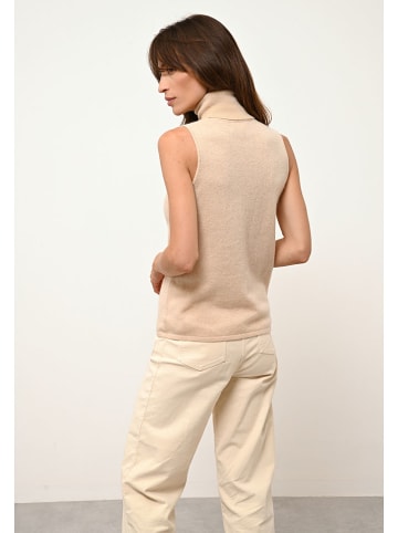 Just Cashmere Kaschmir-Pullunder "Violet" in Beige