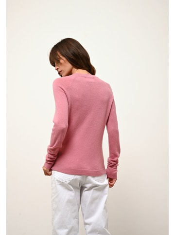 Just Cashmere Kasjmieren trui "Jane" lichtroze