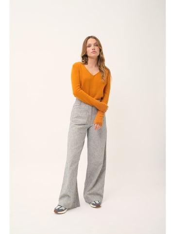 Just Cashmere Kaszmirowy sweter "Joan" w kolorze pomarańczowym