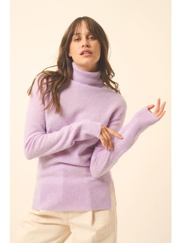 Just Cashmere Kaschmir-Rollkragenpullover "Lexie" in Lila