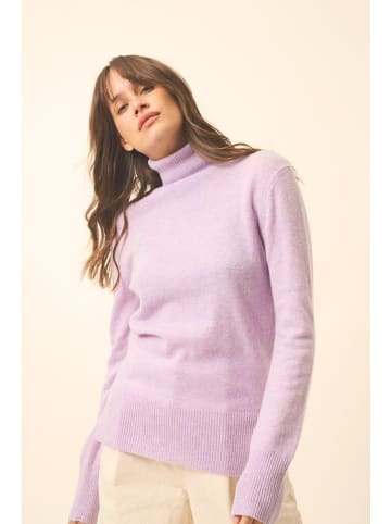 Just Cashmere Kaszmirowy golf "Lexie" w kolorze fioletowym