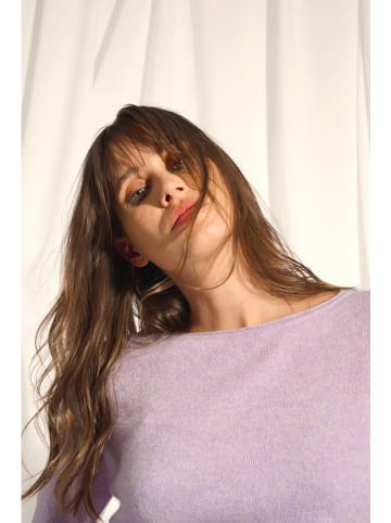 Just Cashmere Kaschmir-Pullover "Grace" in Lila