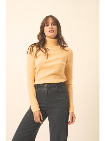 Just Cashmere Kaschmir-Rollkragenpullover "Ava" in Gelb