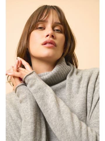 Just Cashmere Kaschmir-Cardigan "Maddie" in Grau