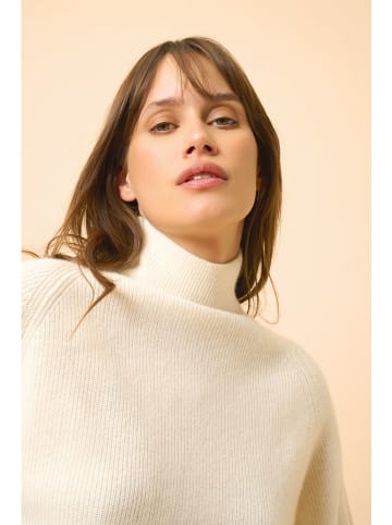 Just Cashmere Kasjmieren coltrui "Alyssa" crème