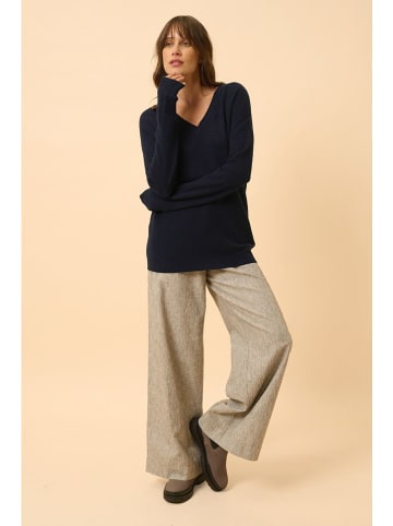 Just Cashmere Kaschmir-Pullover "Capucine" in Dunkelblau