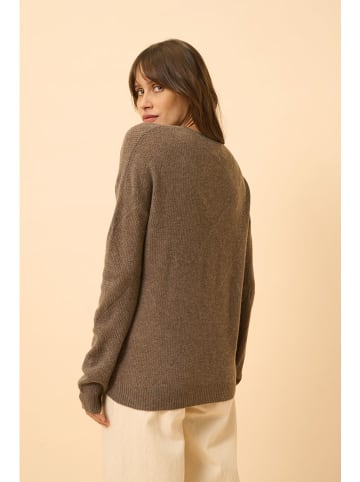 Just Cashmere Kaschmir-Pullover "Capucine" in Braun