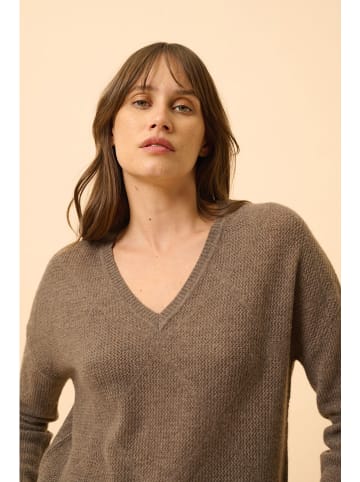 Just Cashmere Kaschmir-Pullover "Capucine" in Braun
