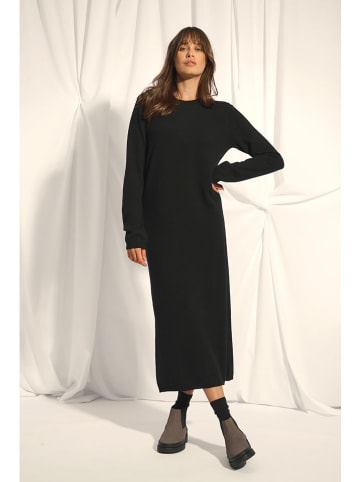 Just Cashmere Kaschmir-Kleid "Lina" in Schwarz