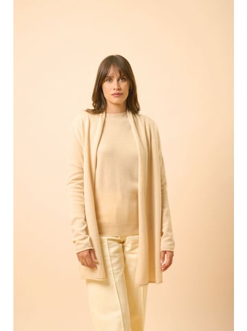 Just Cashmere Kasjmieren vest "Maddie" beige