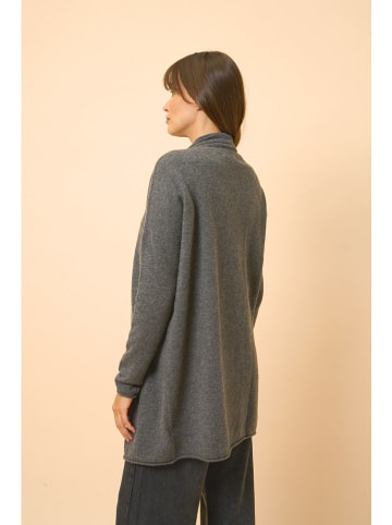 Just Cashmere Kaschmir-Cardigan "Maddie" in Anthrazit