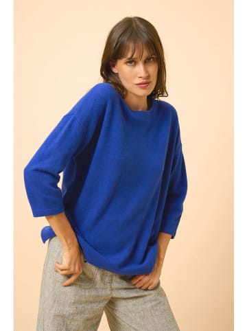 Just Cashmere Kaschmir-Pullover "Clatt" in Blau