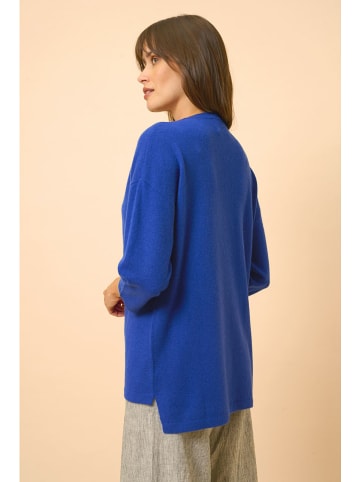 Just Cashmere Kaszmirowy sweter "Clatt" w kolorze niebieskim