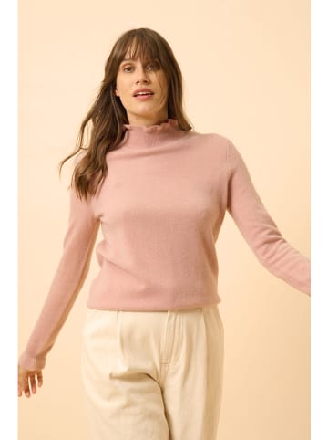 Just Cashmere Kaszmirowy sweter "Trila" w kolorze jasnoróżowym