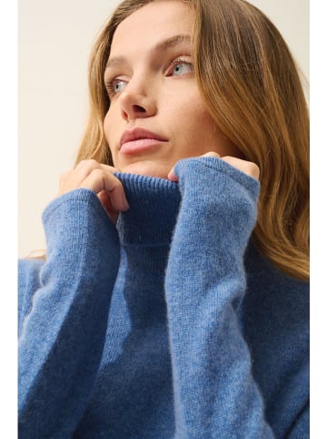 Just Cashmere Kaschmir-Rollkragenpullover "Ava" in Hellblau